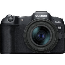 Canon EOS R8 Mirrorless Camera with 24-50mm Lens