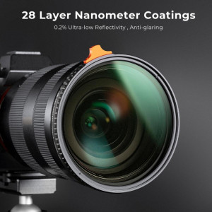 K&F Concept Nano-X Series Variable ND Filter ND2-ND400 82mm K&F Concept Nano-X Series Variable ND Filter ND2-ND400 82mm