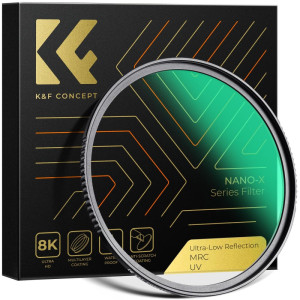 K&F Concept Nano-X Series Ultra-Low Reflection MRC UV Filter 77mm K&F Concept Nano-X Series Ultra-Low Reflection MRC UV Filter 77mm