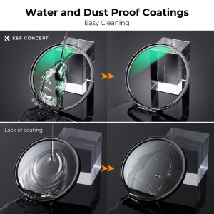 K&F Concept Nano-X Series Ultra-Low Reflection MRC UV Filter 77mm K&F Concept Nano-X Series Ultra-Low Reflection MRC UV Filter 77mm