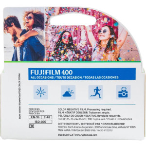 Fujifilm Color Negative Film, 400 ISO, 35mm, 36 Exposures, 3-Pack