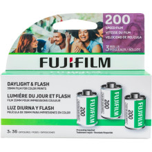 Fujifilm Color Negative Film, 200 ISO, 35mm, 36 Exposures, 3-Pack