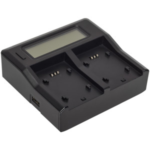 Green Extreme Dual Smart Charger with LCD Screen for Canon LP-LPE6
