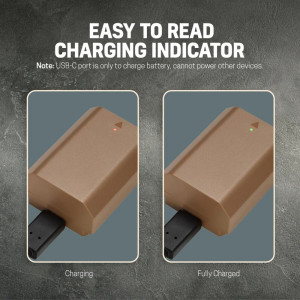 Green Extreme NP-FZ100 Battery with USB-C