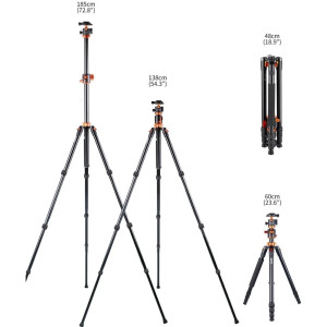 K&F Concept Tripod T254A4+BH-28L