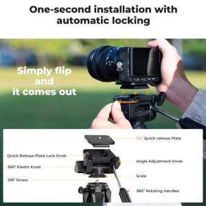 K&F Concept Tripod S255A3+BV01