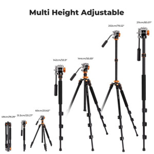 K&F Concept Tripod K234A7+FH-03