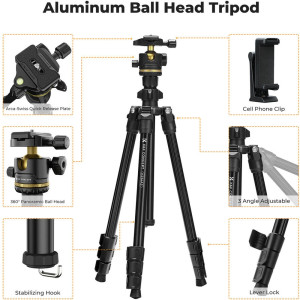 K&F Concept Tripod K234A3+BH-36