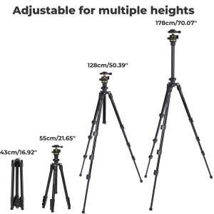 K&F Concept Tripod K234A3+BH-36