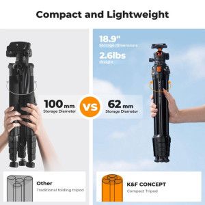 K&F Concept Tripod O235A1+BH-40