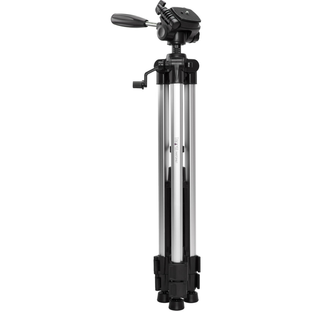 TAKAMA Aluminum Video Tripod With Fluid Head - 75mm Bowl, Extends To 5.5 Feet