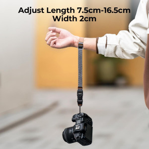 K&F Concept Camera Wrist Strap Urban Wander 02 Grey
