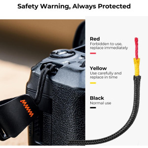 K&F Concept Camera Wrist Strap Urban Wander 02 Grey