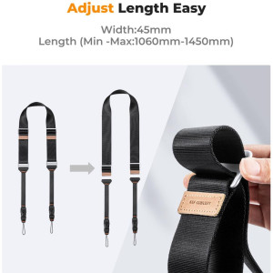 K&F Concept Camera Strap Urban Wander 03 Black