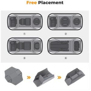 K&F Concept Camera Sling Bag KF13.157 10L Gray