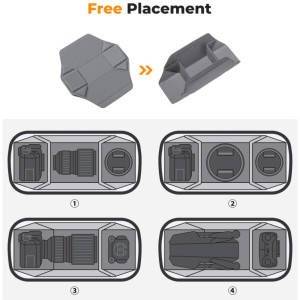 K&F Concept Camera Sling Bag KF13.157V1 10L Black