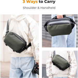 K&F Concept Camera Sling Bag KF13.157V3 10L Green