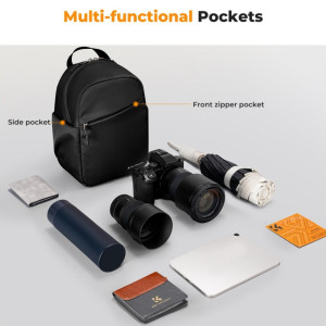 K&F Concept Camera Crossbody Shoulder Backpack KF13.171 5L Black