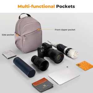 K&F Concept Camera Crossbody Shoulder Backpack KF13.171V1 5L Deep Pink