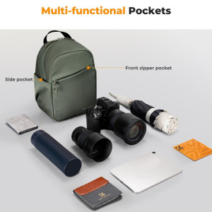 K&F Concept Camera Crossbody Shoulder Backpack KF13.171V2 5L Green