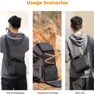 K&F Concept Camera Sling Bag KF13.179 5L Black