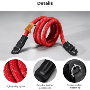 K&F Concept Camera Strap Urban Wander 05 Red