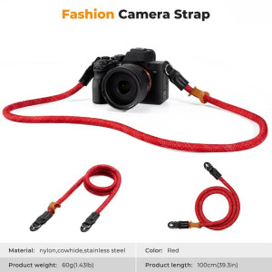 K&F Concept Camera Strap Urban Wander 05 Red