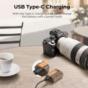 K&F Concept NP-FZ100 Battery with USB-C