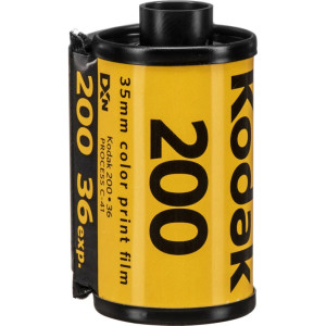 Kodak Gold 200 Color Negative Film, 35mm, 36 Exposures, 3-Pack