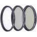 ProOptic 3-Filter Kit (UV, CPL, ND2) 82mm