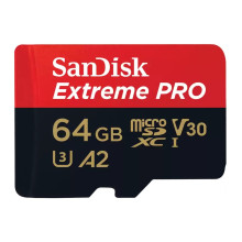 SanDisk Extreme PRO 64GB UHS-I microSDXC Memory Card