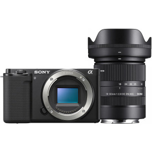 Sony ZV-E10 Mirrorless Camera with Sigma 18-50mm f/2.8 Lens