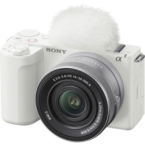 Open Box Sony ZV-E10 II Mirrorless Camera with 16-50mm Lens White