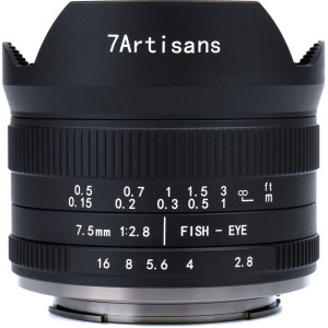 Pre-Owned 7Artisans 7.5mm f/2.8 Fisheye Lens for Micro 4/3