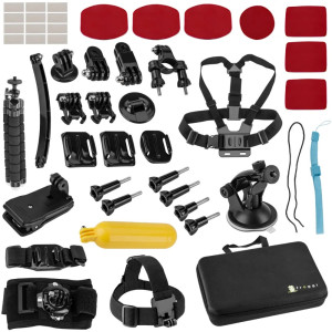 Froggi Extreme Sport 47-pc Kit for All GoPro Hero & DJI Osmo Action Cameras