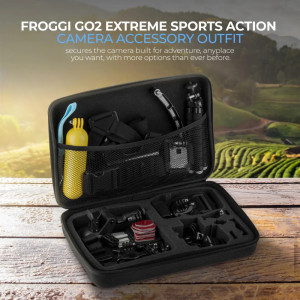 Froggi Extreme Sport 47-pc Kit for All GoPro Hero & DJI Osmo Action Cameras
